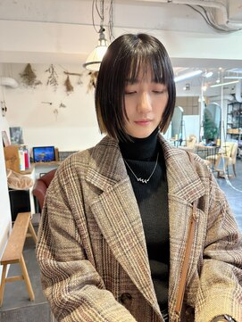 ポタム 東中野(potamu) ボブにインナーカラー