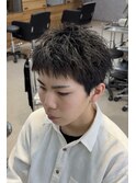 前髪おろしスパイキー