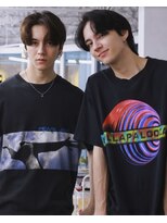 グリコ(grico)&nbsp;抜け感センター分けショート似合わせメンズ