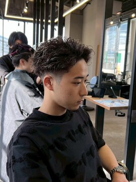 リッチブランドアンドコー(Rich Brand&Co) スパイキーショート　フェード　スペインカール　ルーズパーマ