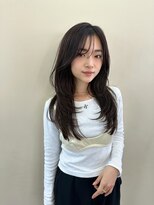 マリアバイアフロート(Maria by AFLOAT)&nbsp;小顔ナチュラルハッシュレイヤーロンググレーアッシュ