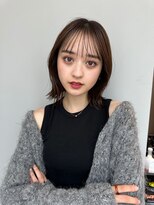 トリッカ シブヤ(TRICCA SHIBUYA)&nbsp;切りっぱなしボブ結べるボブミディアムボブ大人ボブ外はね