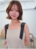 ANGELICA &nbsp;ナチュラルブラウン ショートボブ 大人かわいい