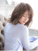ヌーディーグレージュで大人な透明感☆