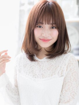 モッズヘア 越谷(mod's hair) *mod's越谷*センターパートで小顔♪ワンカールストレートa