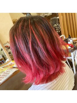 ヘアーコレット(hair Colet) ピンクバレイヤージュ