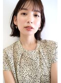 夏アレンジ 耳かけボブ