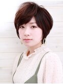 [OCEAN Hair&Life藤原純] カジュアルショートヘアモカブラウン☆