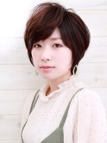 オーシャン(Ocean)&nbsp;[OCEAN Hair&Life藤原純] カジュアルショートヘアモカブラウン☆