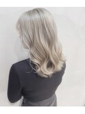 YA27_ホワイトブロンド/ハイトーン/ダブルカラー/艶カラー