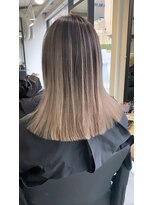 ラフ 難波店(LAFF)&nbsp;#黒髪#ボブルフ#ネビージュ#小顔#ワンレン