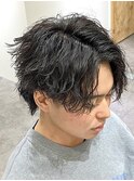 波巻きパーマ／ウルフ／メンズカット／ツイストスパイラル