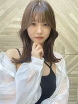 ビューエヒメ(VIEW EHIME)&nbsp;韓国×顔まわりカット×レイヤーカット×グレージュ