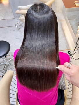 リール 銀座(R'EEL) 美髪トリートメント×縮毛矯正【艶髪髪質改善】