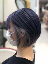 キセイ イオン多賀城店(KISEI) イヤリングカラー&パープルアッシュボブ