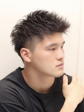 ヘアーアンドグルーミング ヨシザワインク(HAIR&GROOMING YOSHIZAWA Inc.) 高めツーブロックジェットモヒカンワイルド爽やか黒髪髪質改善