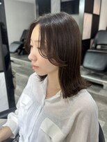 ピリオド 蒲田(Period.)&nbsp;髪質改善/オリーブベージュ/外はねボブ/蒲田/近藤