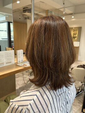 ソイクフ 四条大宮店(SOY-KUFU) 大人可愛い◎20代30代40代シアーカラーハイライトセミディ