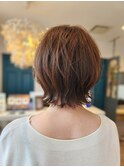 伸ばし中にも♪ひし形ボブ