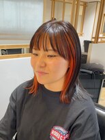 エニィ 池袋西口(Any) デザインカラー/レイヤーカット/ウェットヘア/オリーブベージュw