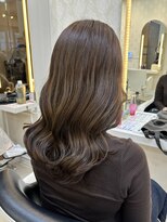 フレア(FLAiR)&nbsp;10代20代ブリーチなしまろやかエモージュカラーコテ巻きスタイル