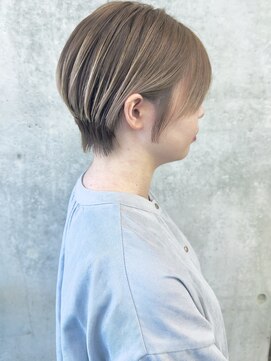 モリオ(morio) 大人マッシュショートひし形ショートボブ前髪あり20代30代40代