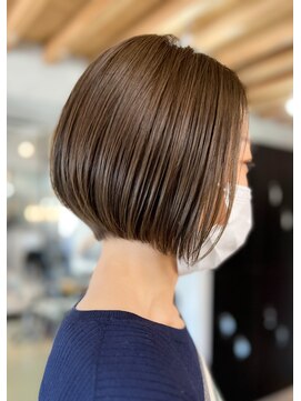 アメイズトーキョー 札幌大通(Amaz! tokyo) 小顔ネビージュワンレン/縮毛矯正/髪質改善/ツヤ髪/くせ毛