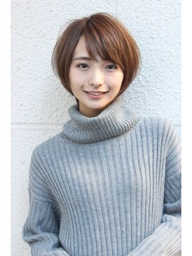 レウナ 外苑前(Reuna) 大人可愛い小顔ショートボブ ひし形ショート