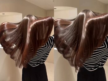  ジーナ 大阪茨木(Zina)の写真/[#髪質改善#超音波アイロン]新感覚！Zina自社開発の『髪質改善トリートメント』で溢れる艶髪に♪[大阪茨木]