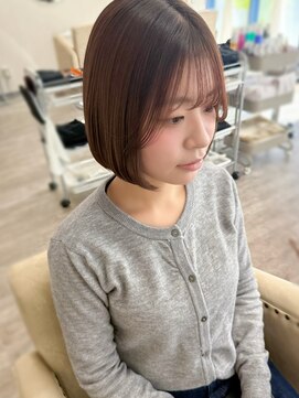 ソア 並木坂(Soa) 韓国ボブ/切りっぱなしボブ/タッセルボブ/透明感カラー/Minori