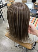 白髪ぼかしハイライトケアカラー池袋