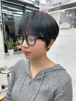 ビューナゴヤ 名駅(VIEW NAGOYA)&nbsp;イメチェン/美髪/ワイドバング/ブルーブラック/ショート