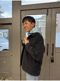 メンズフェードカット爽やかパーマ短めツーブロック