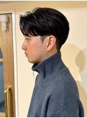 メンズ センターパート ニュアンスパーマ