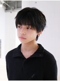 韓国マッシュブルーブラックスペインカール_ba549111