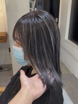 シェルハ(SHELHA) 束感ハイライト/グレージュ/ハイトーン/ホワイトカラー