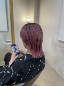 ヘアーサロンリボーンフォーメンズ 王子(Hair salon Reborn for men‘s) ピンクシャドールーツ