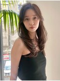 レイヤーカット/シフォンベージュ