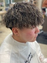 シャルムバイケンジ(Charm.by KENJE)&nbsp;銀座メンズメッシュパーマシャドウツイストスパイラル無造作