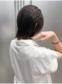 丸くないボブ/ヘイリーボブ/切りっぱなしボブ/大阪枚方美容室
