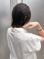 ヘアーエスクールシーユー 枚方T-SITE店(hair S.COEUR×Cu)&nbsp;丸くないボブ/ヘイリーボブ/切りっぱなしボブ/大阪枚方美容室