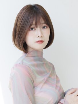 ウル 表参道(HOULe) 【宮田茉悠】ボブ 髪質改善  ベージュカラー 酸熱 透明感カラー