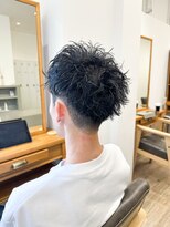 セイドット フクオカ(Say.FUKUOKA) 【メンズ★大名】アップバングスタイル×刈り上げ×ピンパーマ