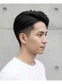 ▼アップバング/メンズカット/ツーブロック/ビジネスマン