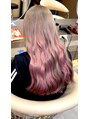 ラフィス ヘア ルー 福山2号店(La fith hair ruu.)&nbsp;デザインカラーで明るい印象に♪お色味と範囲はご相談下さい！