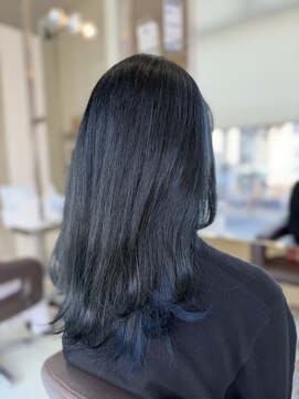 【大人可愛い20代30代40代】ブルーブラック