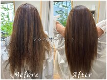 髪質に合わせたストレート施術によりダメージ毛でも理想の髪に