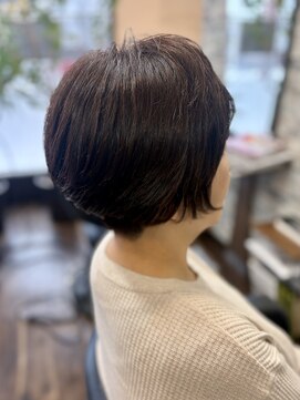 美容室ル・アール 刈り上げショートボブ