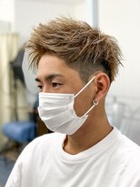 エルマーク 梅田(L-MARK)&nbsp;スパイキーショート/短髪/ツーブロック/メンズ/men's