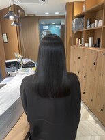 アース 三田南ウッディタウン店(HAIR&MAKE EARTH)&nbsp;韓国風レイヤーカットストレートヘア
